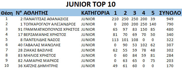 GDC2019 rnd5 Junior top10